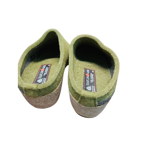Haflinger Green Gray Wool Clogs Womens size 8 NEW TAGS - Picture 4 of 8